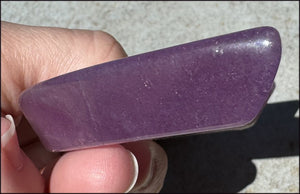 Banded Purple Fluorite CRESCENT MOON Bowl / Dish with Dendritic inclusions
