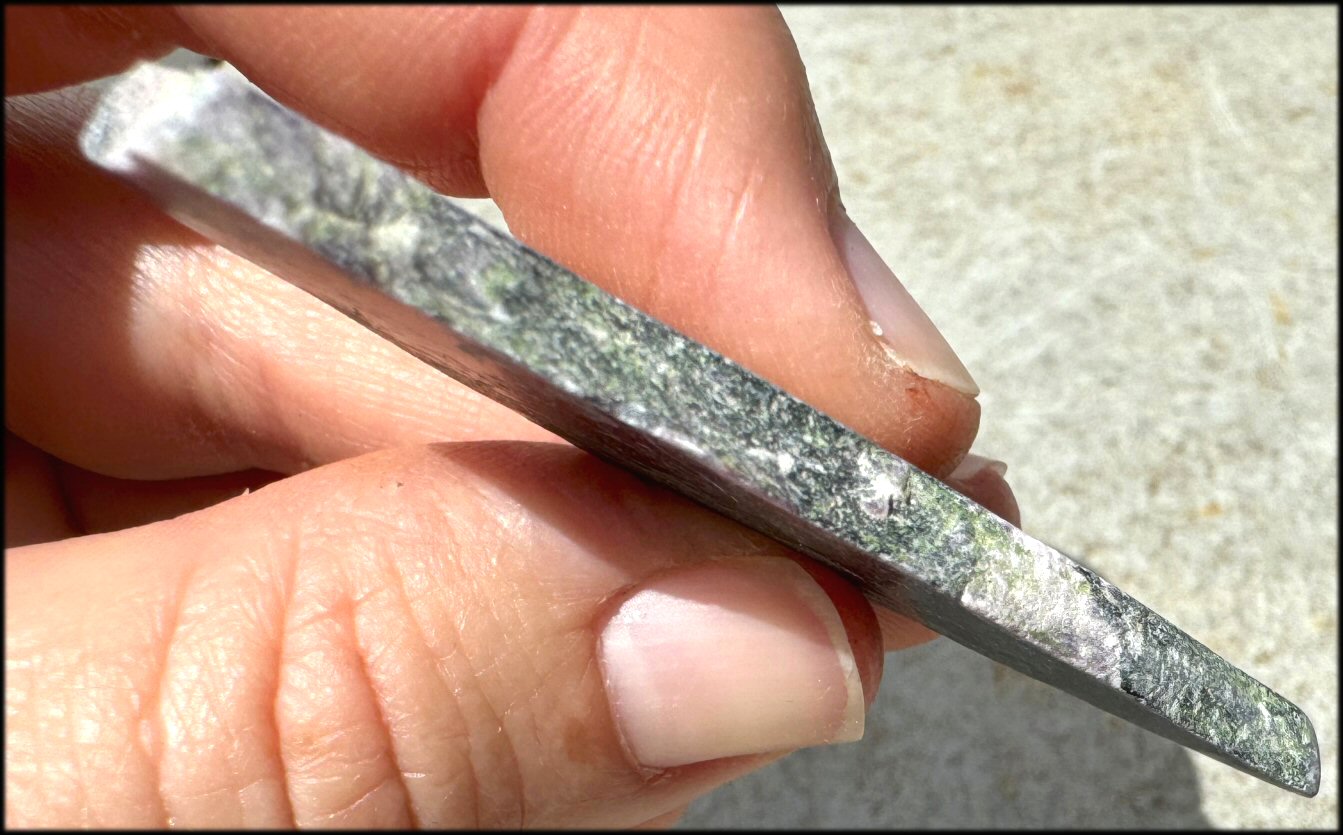 50ct Polished Kammererite Slice - Boost self-esteem, Appreciate life's beauty