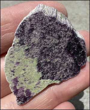 50ct Polished Kammererite Slice - Boost self-esteem, Appreciate life's beauty