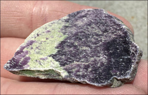 50ct Polished Kammererite Slice - Boost self-esteem, Appreciate life's beauty