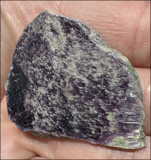 50ct Polished Kammererite Slice - Boost self-esteem, Appreciate life's beauty