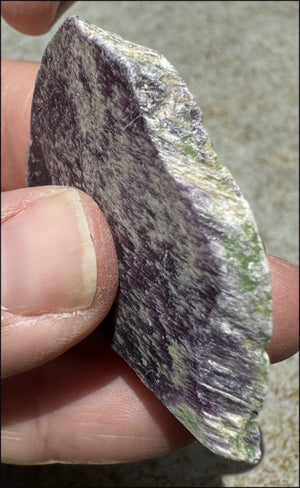 50ct Polished Kammererite Slice - Boost self-esteem, Appreciate life's beauty