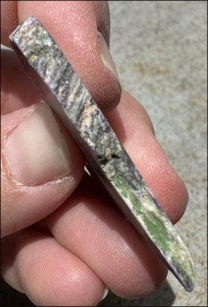 50ct Polished Kammererite Slice - Boost self-esteem, Appreciate life's beauty