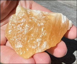 Mexican ORANGE CALCITE Crystal Specimen - Intuition, Second Chakra Work