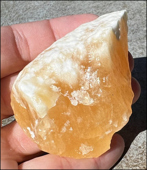 Mexican ORANGE CALCITE Crystal Specimen - Intuition, Second Chakra Work