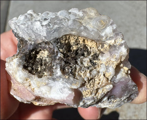 Pink Peruvian Opal Crystal Specimen - Inspiration, Heart Chakra!