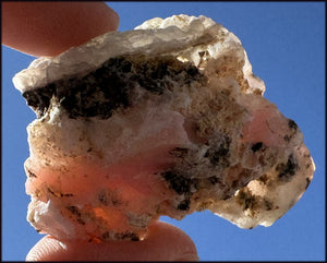 Pink Peruvian Opal Crystal Specimen - Inspiration, Heart Chakra!