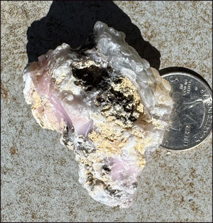 Pink Peruvian Opal Crystal Specimen - Inspiration, Heart Chakra!