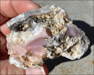 Pink Peruvian Opal Crystal Specimen - Inspiration, Heart Chakra!