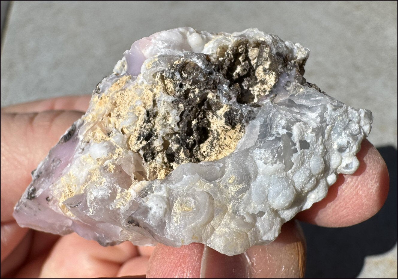 Pink Peruvian Opal Crystal Specimen - Inspiration, Heart Chakra!
