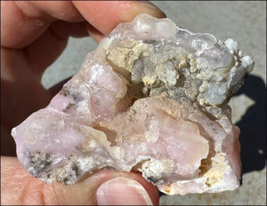 Pink Peruvian Opal Crystal Specimen - Inspiration, Heart Chakra!