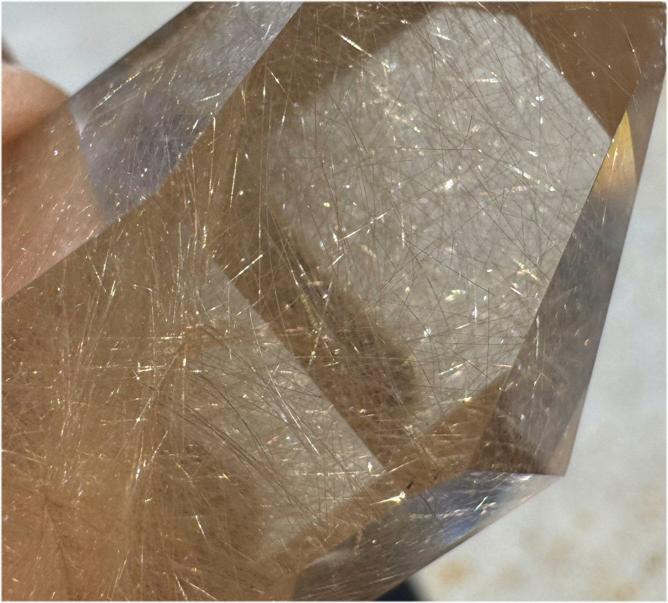 Double Terminated RUTILATED QUARTZ Crystal - with Synergy 15+ years
