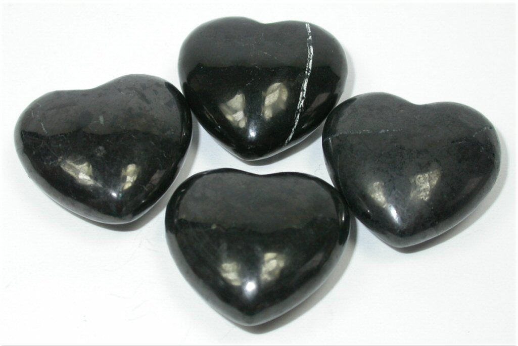 1 Shungite POCKET HEART - Protection, Vitality