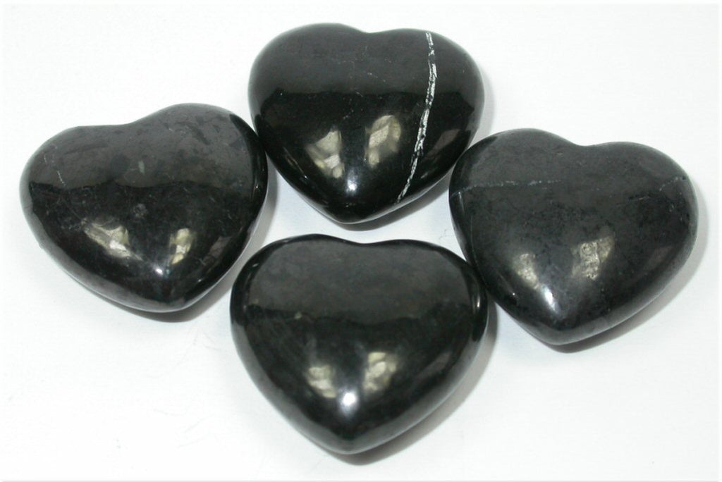 1 Shungite POCKET HEART - Protection, Vitality