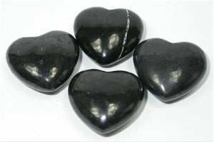 1 Shungite POCKET HEART - Protection, Vitality