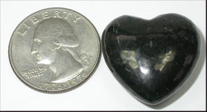 1 Shungite POCKET HEART - Protection, Vitality