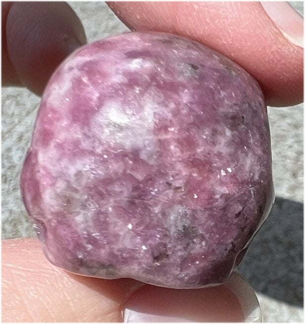 Small LEPIDOLITE Crystal Skull - AKA Lavenderine - Relaxation, Optimism