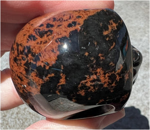 Mahogany Obsidian CRYSTAL SKULL - Eliminate blocks, Root Chakra