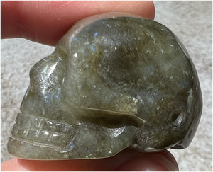 ~Super Cute~ Labradorite CRYSTAL SKULL - Work with Nature Spirits