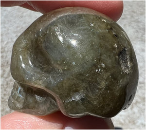 ~Super Cute~ Labradorite CRYSTAL SKULL - Work with Nature Spirits
