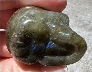 ~Super Cute~ Labradorite CRYSTAL SKULL - Work with Nature Spirits