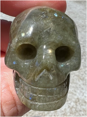 ~Super Cute~ Labradorite CRYSTAL SKULL - Work with Nature Spirits