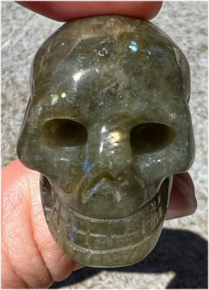 ~Super Cute~ Labradorite CRYSTAL SKULL - Work with Nature Spirits