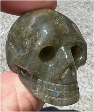 ~Super Cute~ Labradorite CRYSTAL SKULL - Work with Nature Spirits