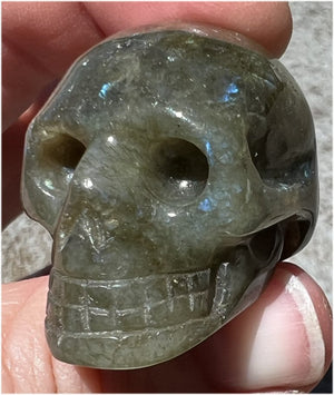 ~Super Cute~ Labradorite CRYSTAL SKULL - Work with Nature Spirits