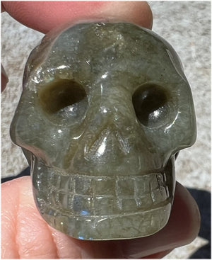 ~Super Cute~ Labradorite CRYSTAL SKULL - Work with Nature Spirits