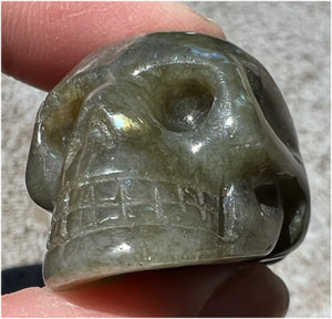 ~Super Cute~ Labradorite CRYSTAL SKULL - Work with Nature Spirits