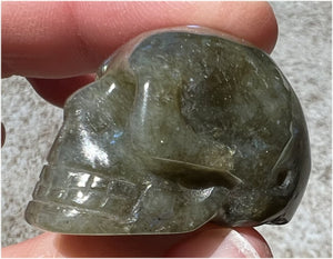~Super Cute~ Labradorite CRYSTAL SKULL - Work with Nature Spirits