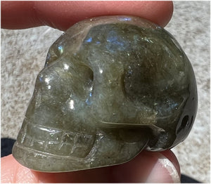 ~Super Cute~ Labradorite CRYSTAL SKULL - Work with Nature Spirits