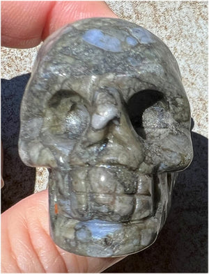 ~Rare~ Brazilian QUE SERA STONE Crystal Skull - Embrace the positive!