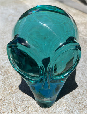 Life Size GAIA STONE Star Being / ET / Alien Crystal Skull - with Synergy 11+ years