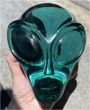 Life Size GAIA STONE Star Being / ET / Alien Crystal Skull - with Synergy 11+ years