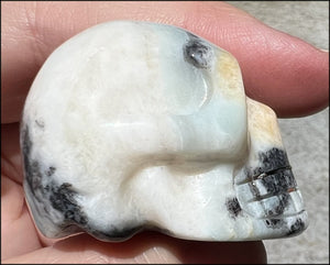 Peruvian Blue Opal CRYSTAL SKULL - Courage, Ingenuity