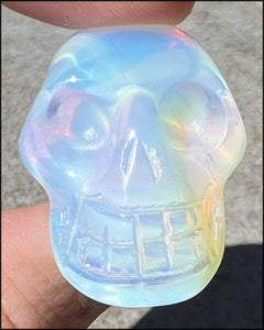Small OPALITE Crystal Skull - Remove blocks, Promote Emotional strength