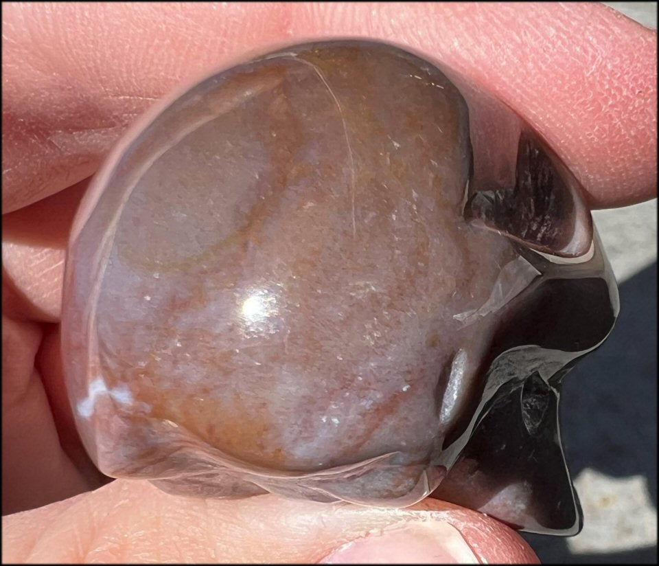 Small RAINBOW JASPER Crystal Skull - Tranquility - with Synergy 12+ years