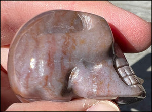 Small RAINBOW JASPER Crystal Skull - Tranquility - with Synergy 12+ years