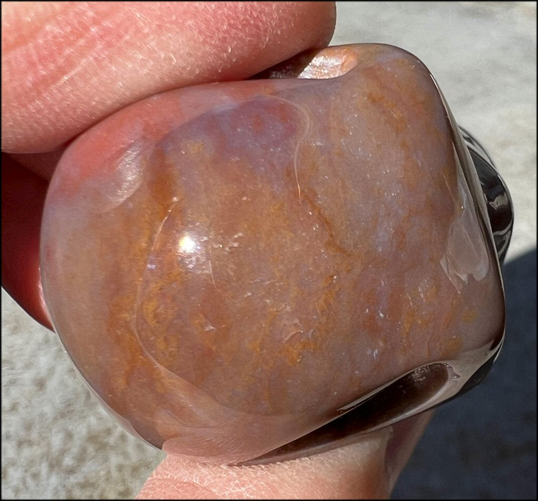 Small RAINBOW JASPER Crystal Skull - Tranquility - with Synergy 12+ years