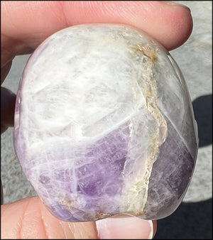 Chevron Amethyst Crystal Skull - Dream Work, Inner Journeying