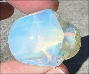 Small OPALITE Crystal Skull - Remove blocks, Promote Emotional strength