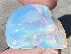 Small OPALITE Crystal Skull - Remove blocks, Promote Emotional strength
