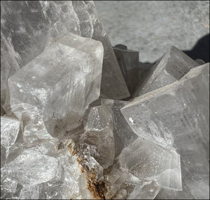 Quartz Crystal + Calcite + Limestone Metamorphosis Crystal Skull