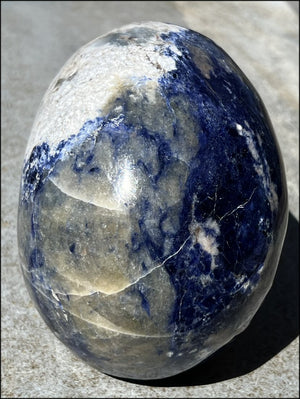 LifeSize SODALITE Crystal Skull - Throat Chakra, Communication - 8.5lbs+