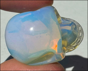Small OPALITE Crystal Skull - Remove blocks, Promote Emotional strength