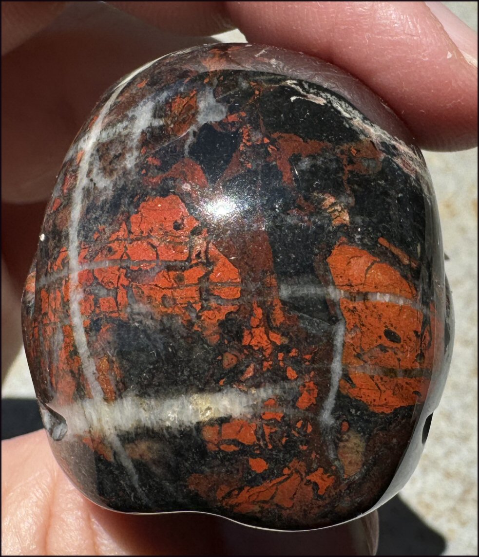 Brecciated Jasper CRYSTAL SKULL - Use with Dowsing, Animal Communication