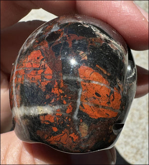 Brecciated Jasper CRYSTAL SKULL - Use with Dowsing, Animal Communication