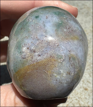 Natural Bloodstone + Moss Agate Mix CRYSTAL SKULL - Calming, Boost Self-Esteem